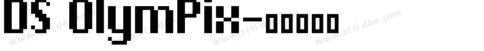 DS OlymPix字体转换
